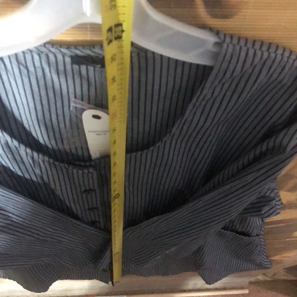 NWT NEW! TULIP brand XL Button down ivy jacket blouse Smock top oversized shirt - Picture 15 of 15